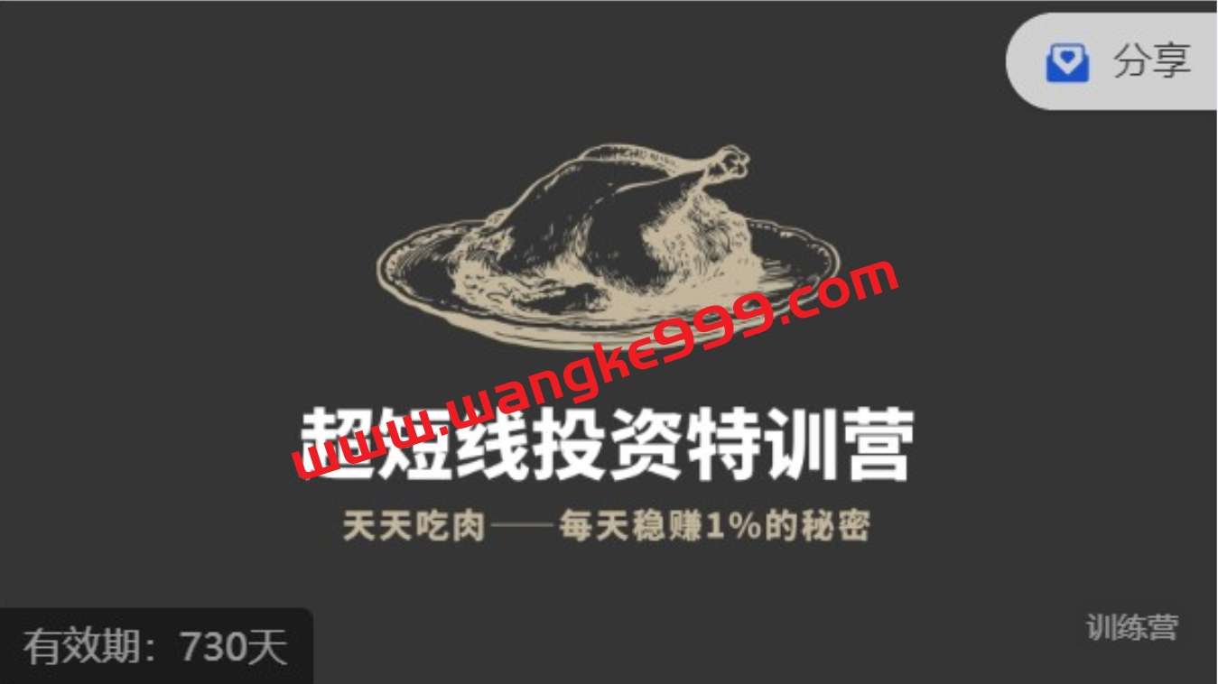 有钱有闲-帅老板的趋势投资课