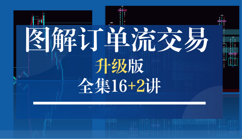 湃课交易《图解订单流交易》升级版全集16+2讲
