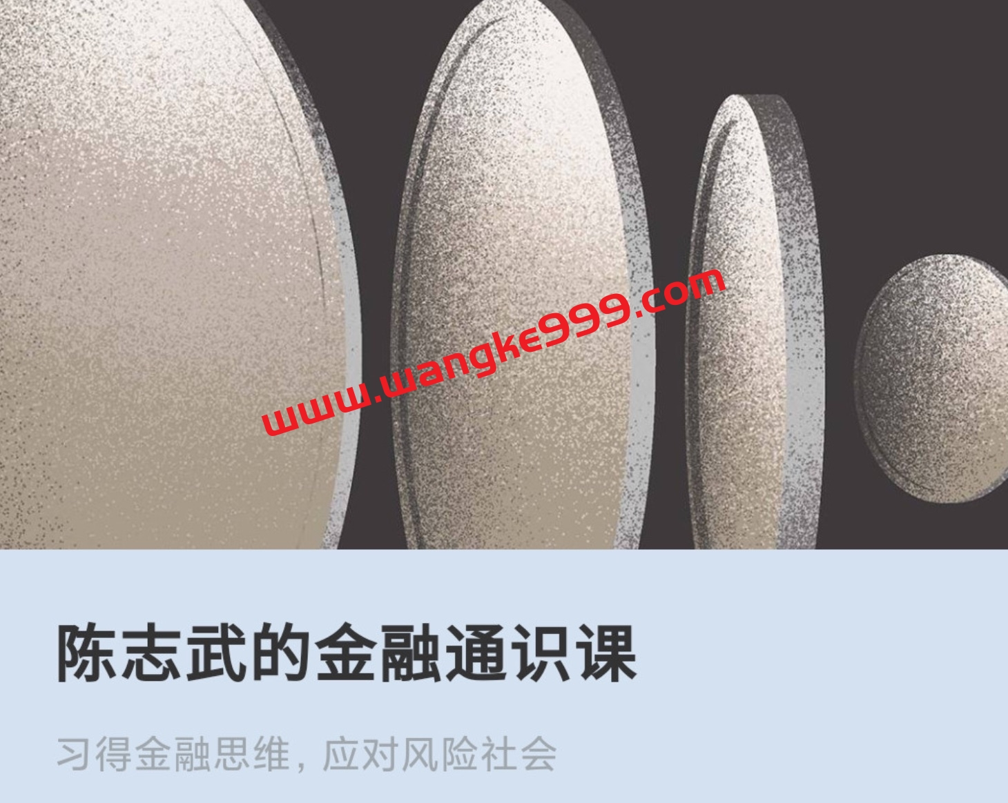 看理想·陈志武的金融通识课：习得金融思维，应对风险社会