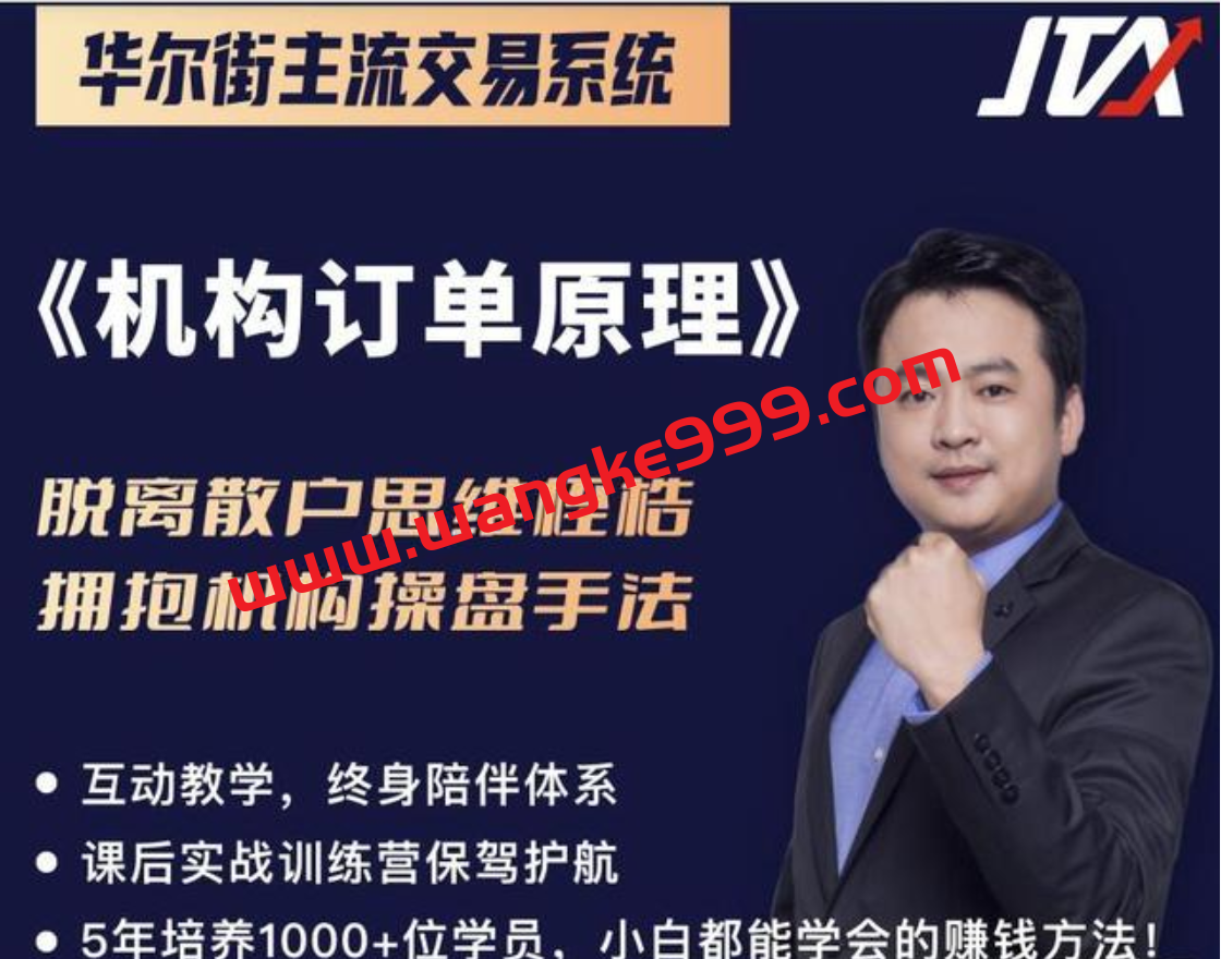 杰克交易学院JTA《机构订单原理》