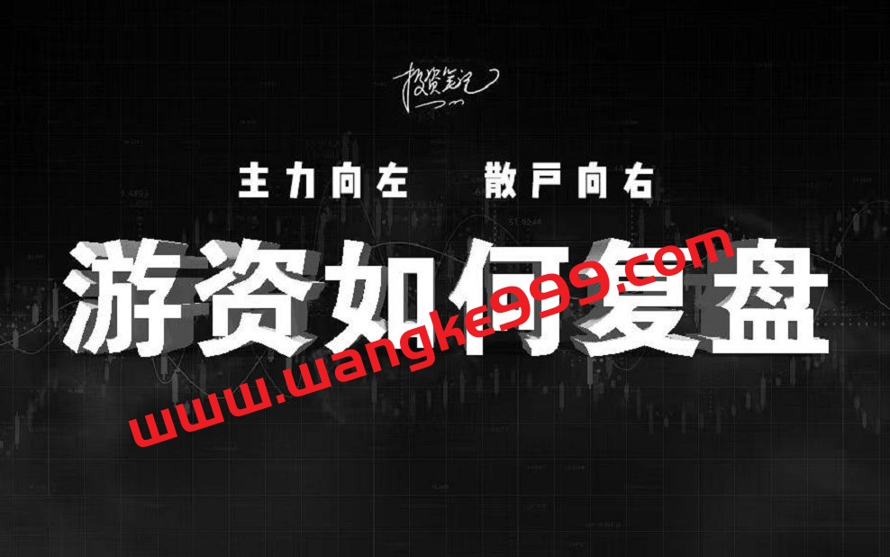 【游资传习录】游资短线复盘模板教学视频课