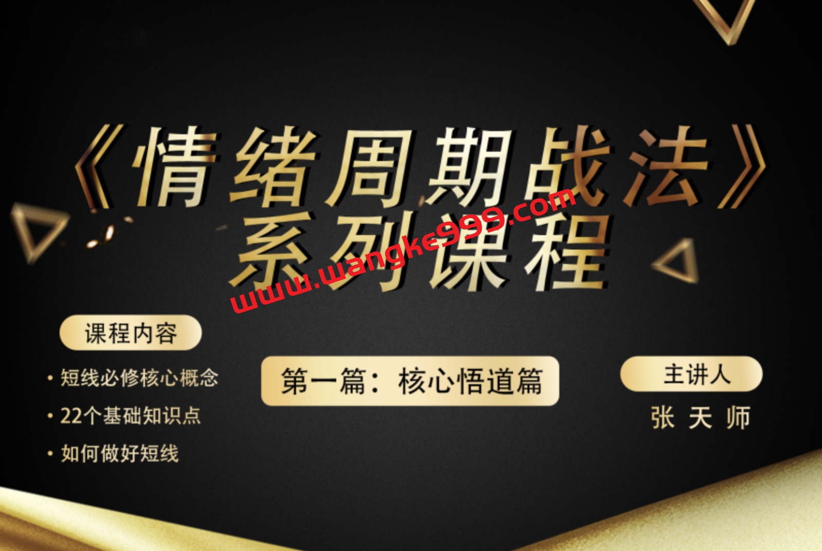 张天师四鼠点金《情绪周期战法》实战交易系统及提升认知篇
