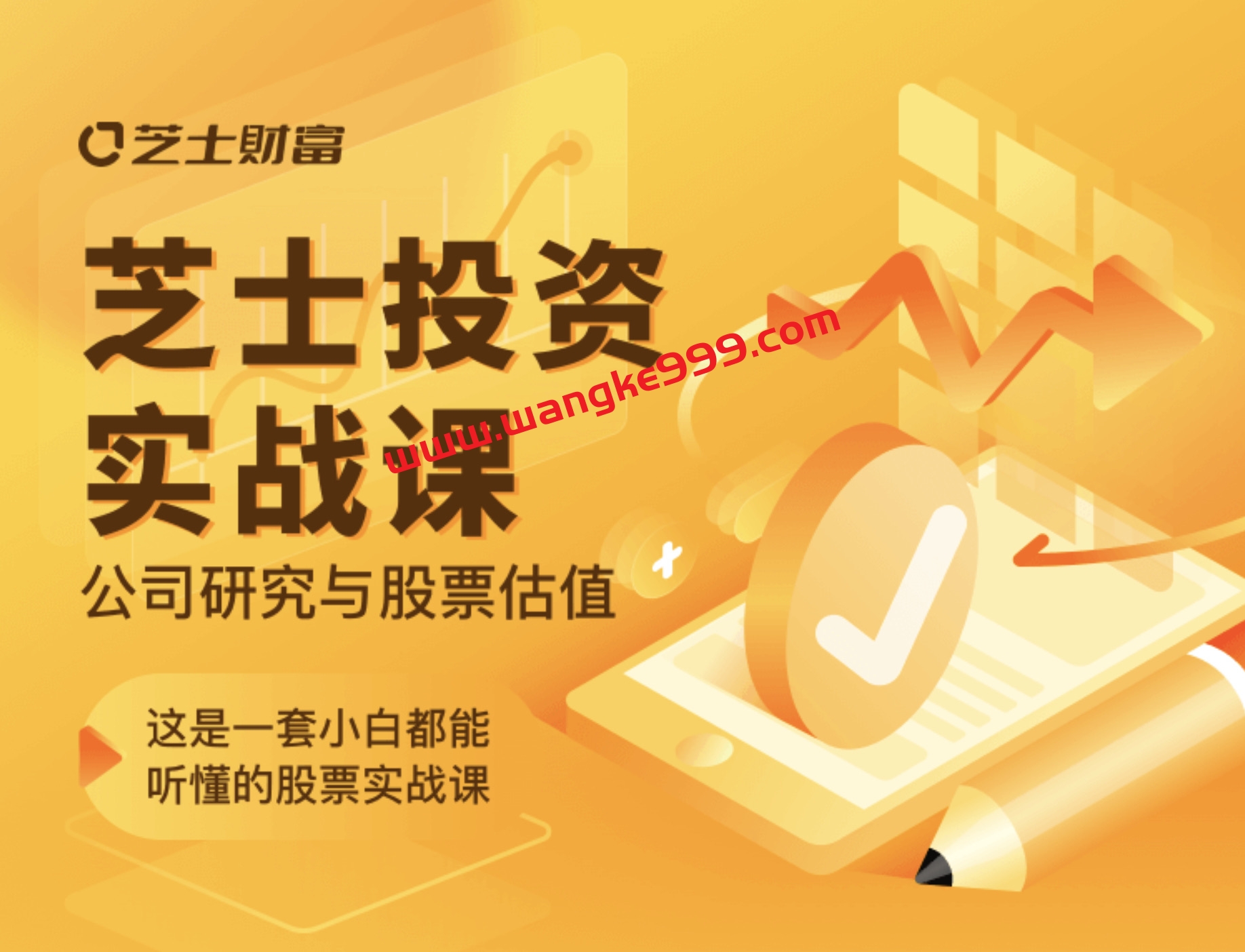 【众筹】芝士投资实战课：公司研究与股票估值