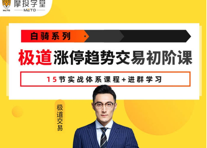 极道作手逍遥风《逍遥风系列课》之白骑系列涨停趋势实战初阶课