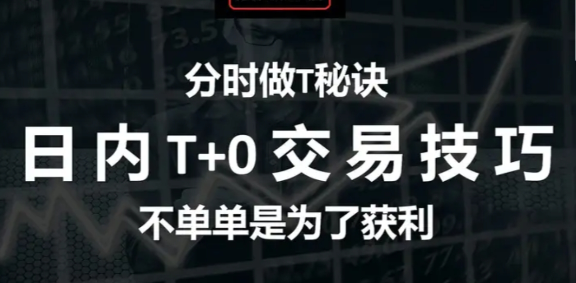 龟股堂《股票T+0实战秘籍》分时做T技巧