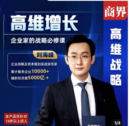 刘海峰高维增长：企业家的战略必修课_新版