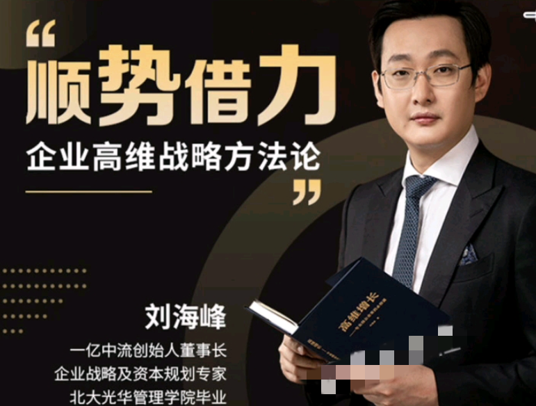 刘海峰 高维战略顺势篇_ 商界大讲堂 顺势借力3.0