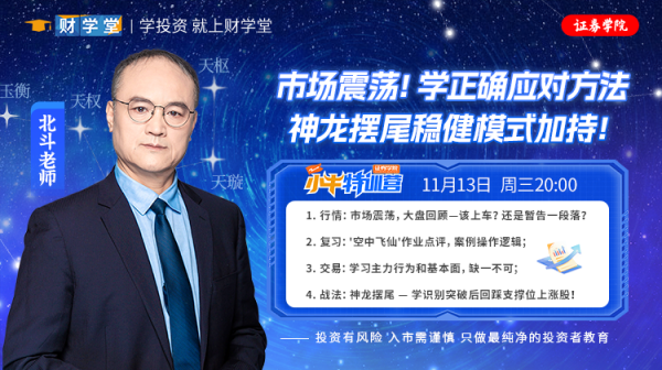 财学堂北斗老师7天小牛特训营（24.11.11-24.11.17）插图2