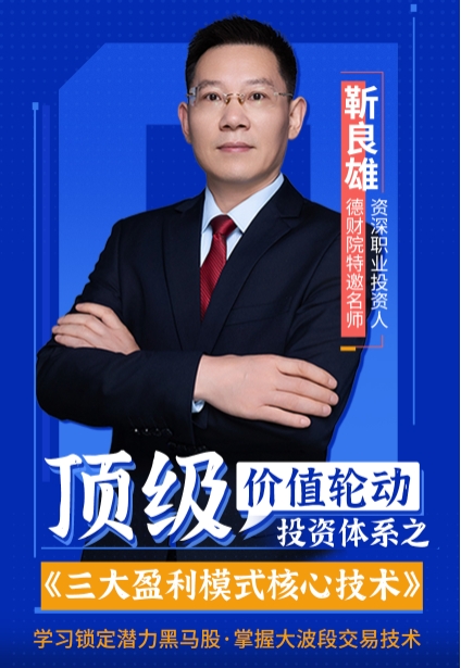 德财院翰林靳良雄万马奔腾股市技能实训班系统课＋小班课＋日报＋指标