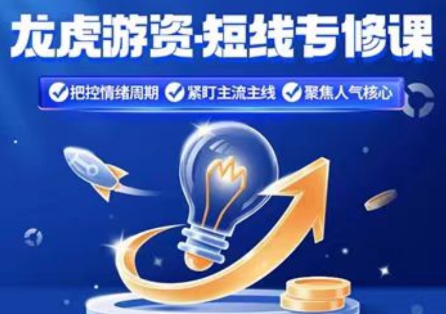 2024中广云犀锋龙虎游资短线初阶+高阶系统课小班课日报指标