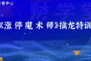 荆钰开主力语言量化模型《涨停魔术师》擒龙特训全套课程
